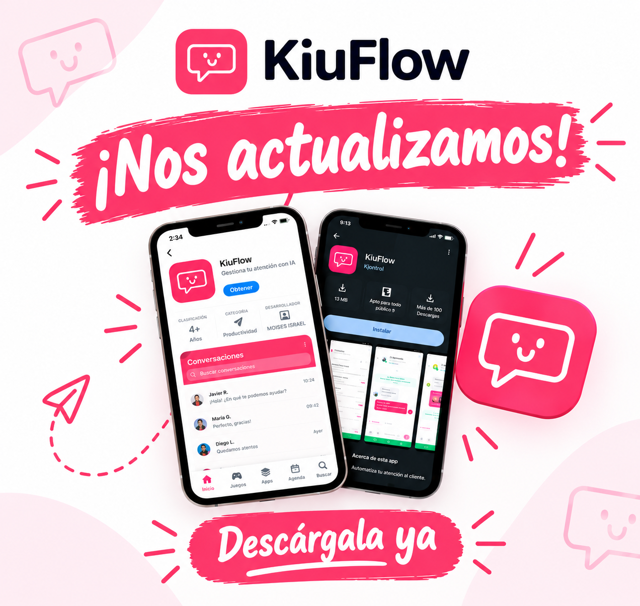 Descarga la app de Kiuflow
